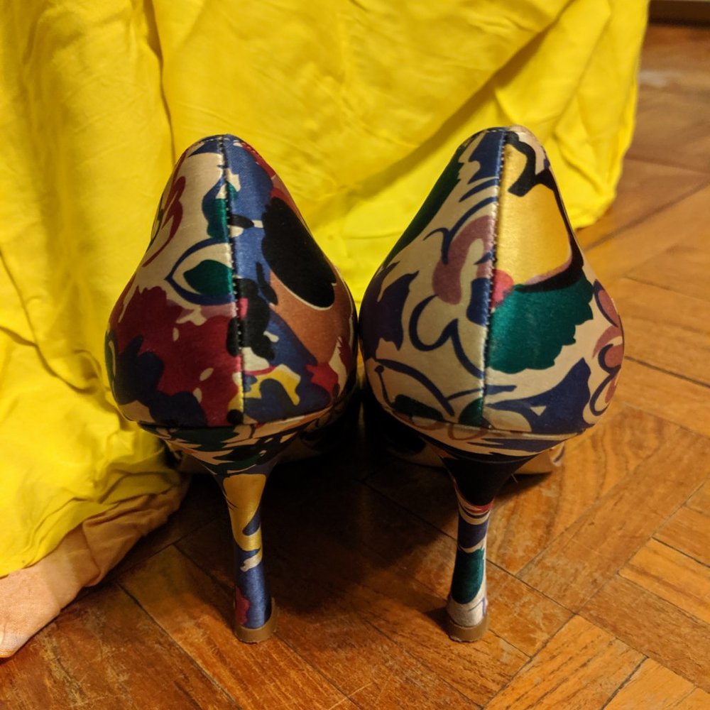 Floral Pattern Custom Heels - Picture 3 of 3